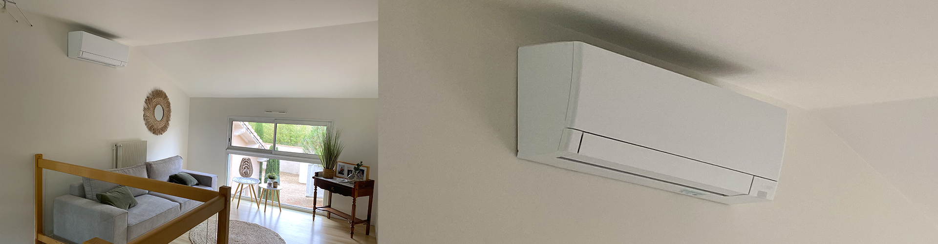 Slider réalisation pompe à chaleur et climatisation